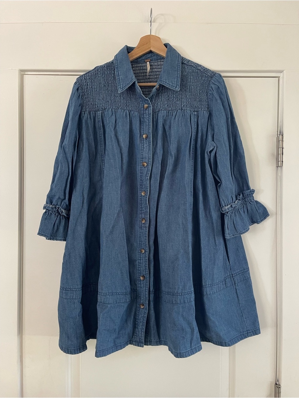Free People Vanessa Denim Tunic - S
